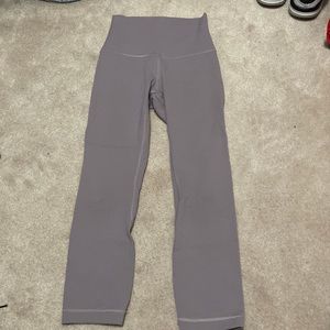 lululemon align leggings size 2 violet verbana 23” like new not double lined